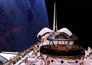 STS-74 in orbit
