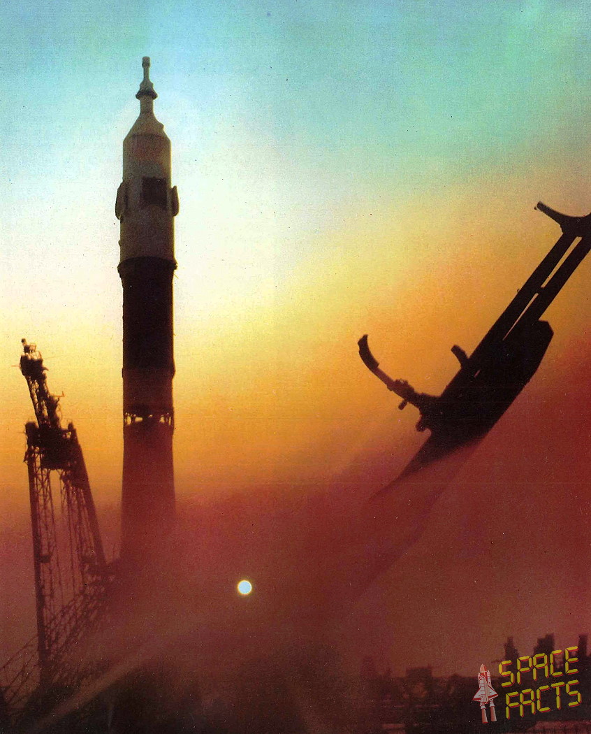 Sojus 31 auf der Startrampe