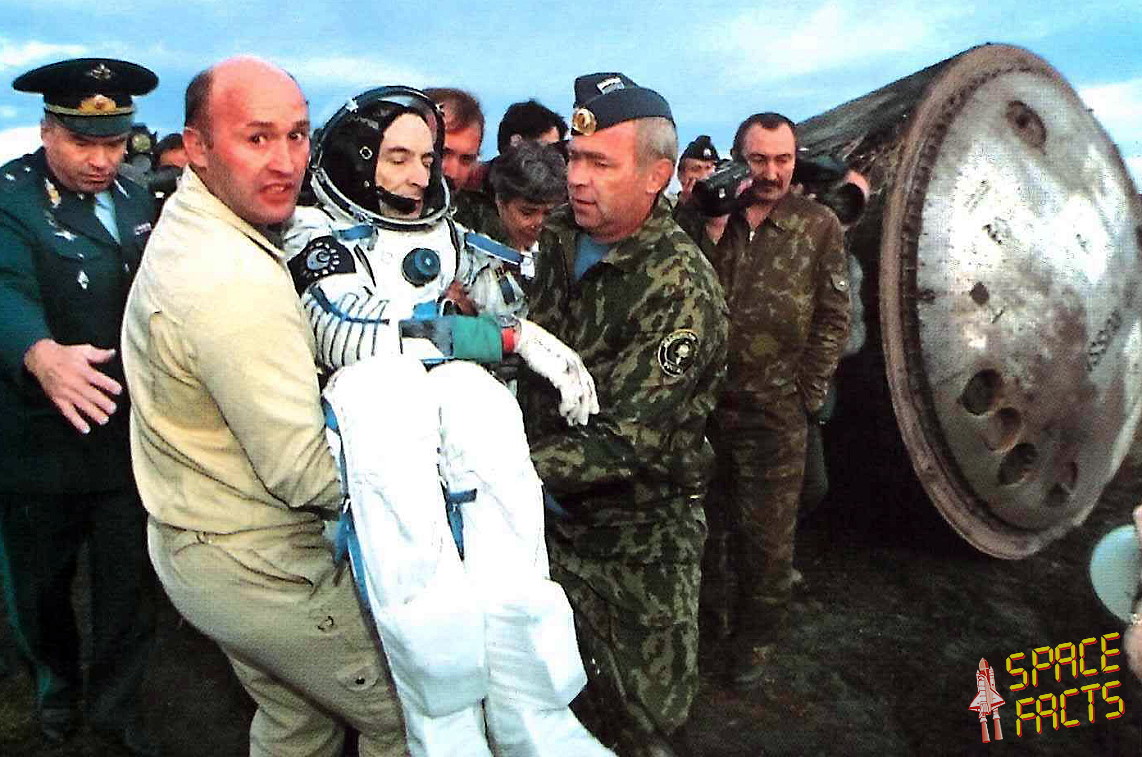 Soyuz TM-29 recovery
