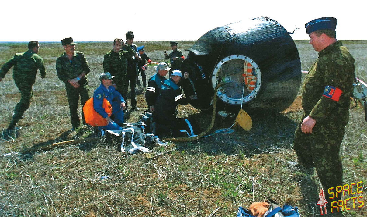 Soyuz TM-31 recovery