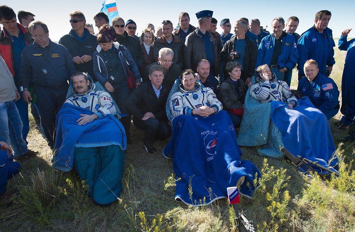 Soyuz TMA-07M recovery