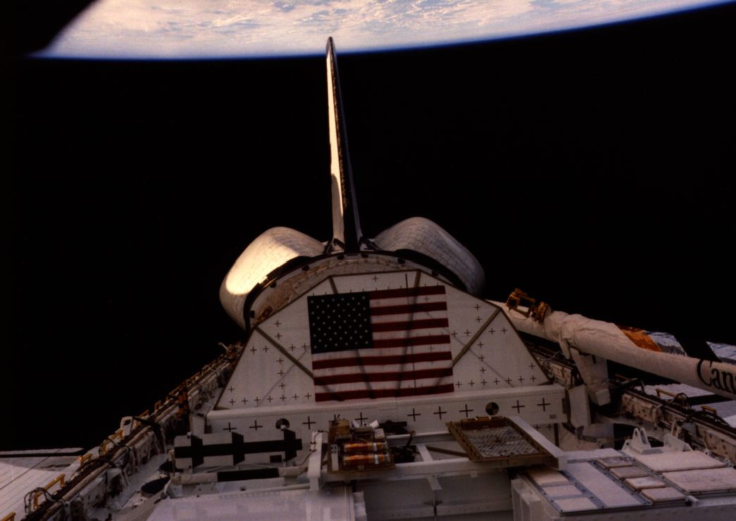 STS-8 im Orbit