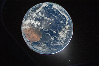Earth seen from Artemis II