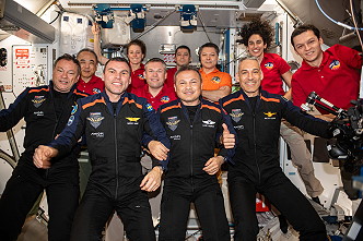 Crew Ax-3 besucht die ISS