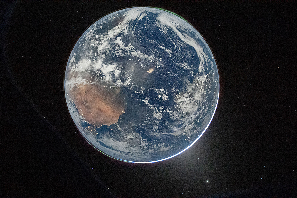 Earth seen from Artemis II