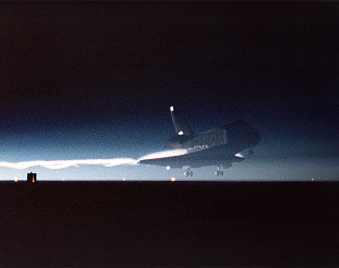 STS-32 landing
