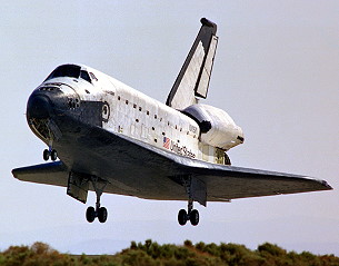STS-40 landing