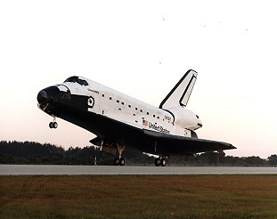STS-51A landing