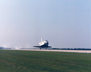 STS-51D landing