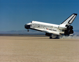STS-51F landing