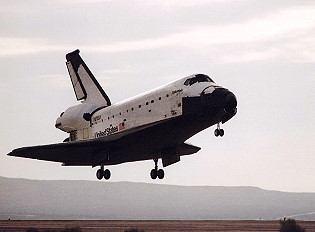 STS-55 landing