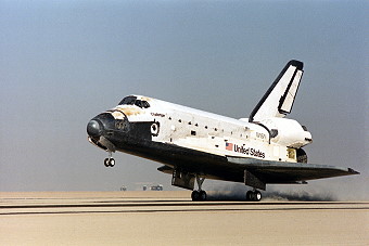 STS-61A landing