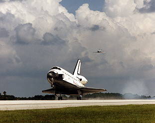 STS-71 landing STS-71 landing