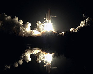 STS-61B launch