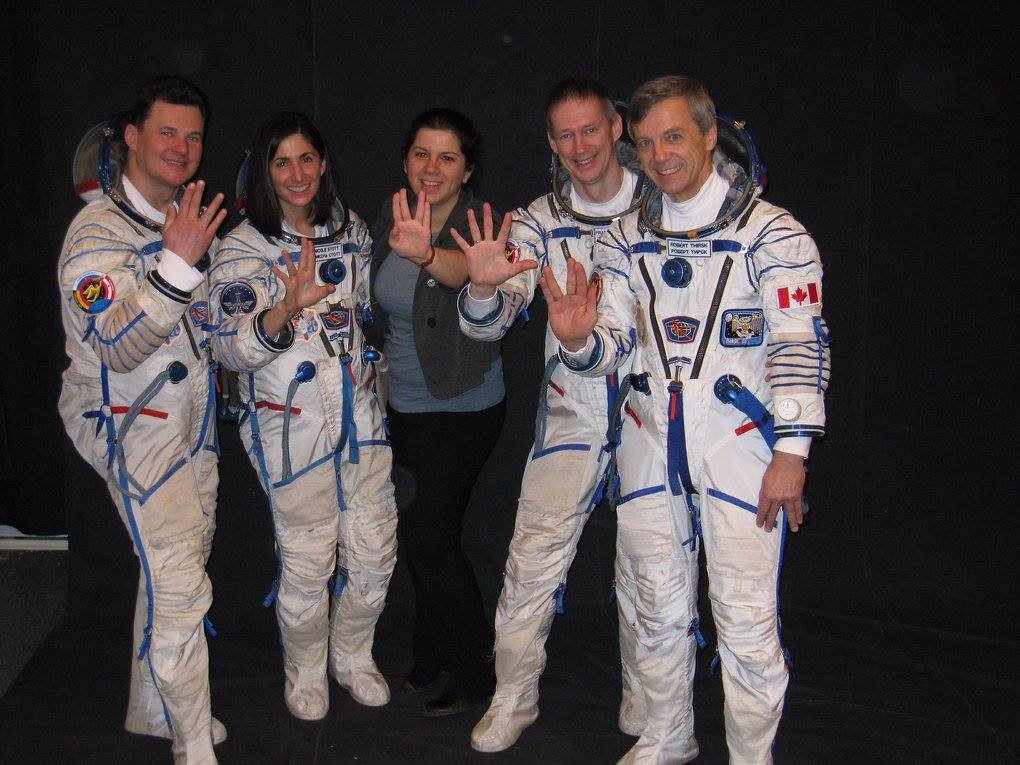 Crew ISS-21 (mit Lena De Winne)