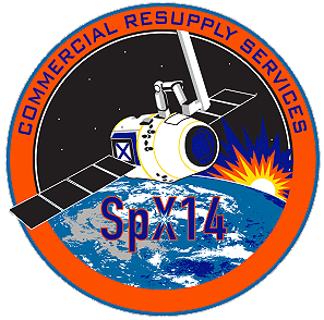 Patch Dragon SpX-14 (NASA-Version)