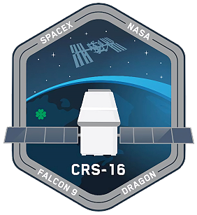 Patch Dragon SpX-16 (SpaceX-Version)