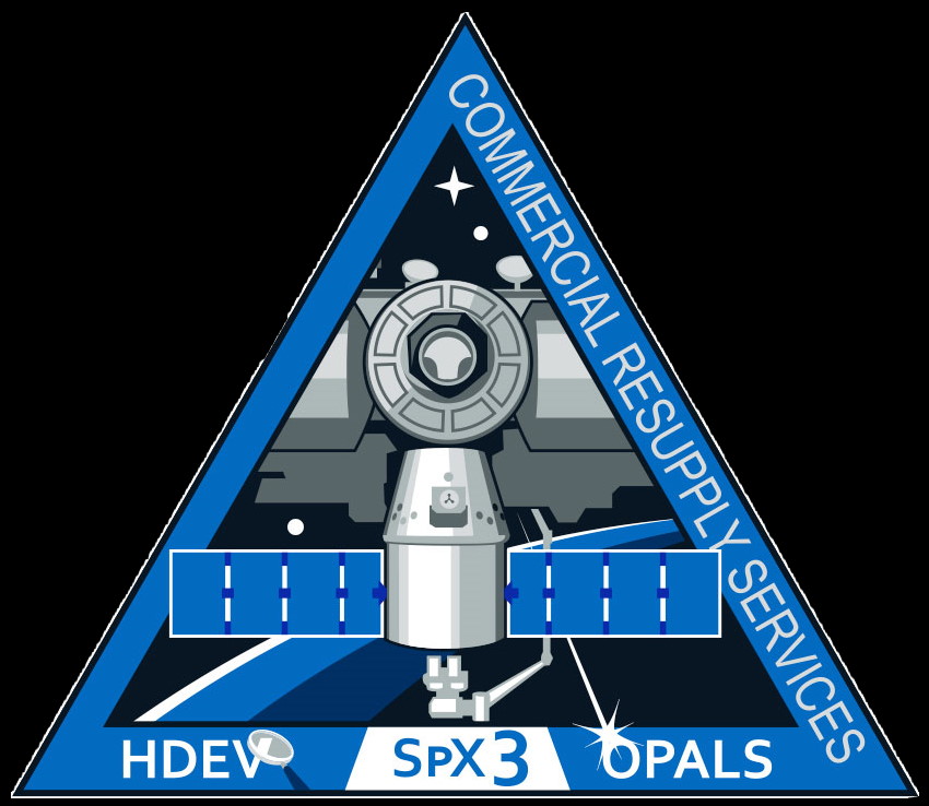 Patch Dragon SpX-3 (NASA)