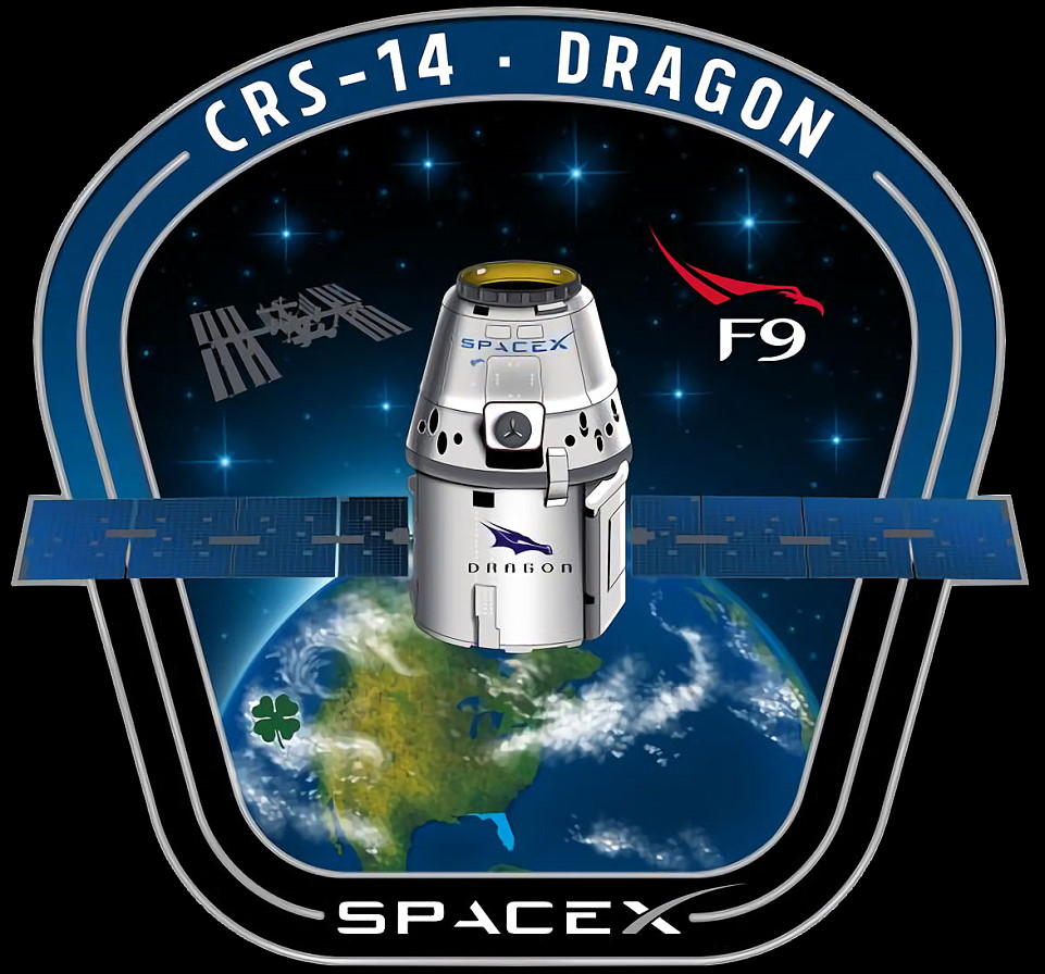 Patch Dragon SpX-14 (SpaceX)