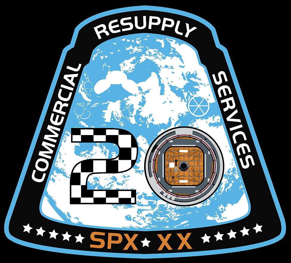 Patch Dragon SpX-20 (NASA)
