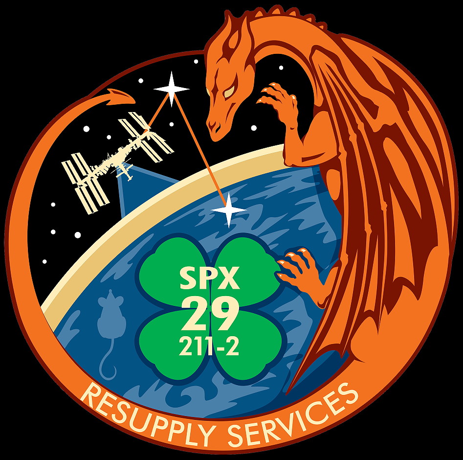 Patch Dragon SpX-29 (NASA)