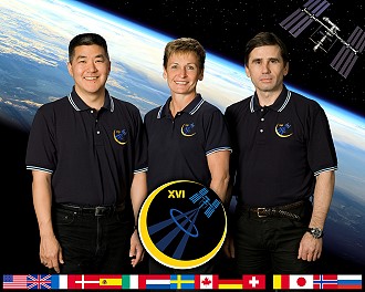 Crew ISS-16 (mit Tani)