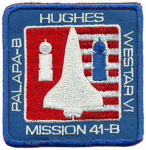 Patch STS-41B Hughes