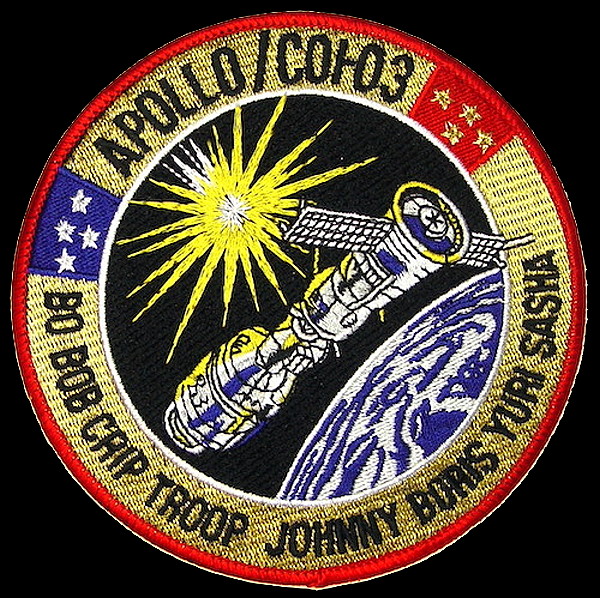 inoffizielles Patch der ASTP Support Crew