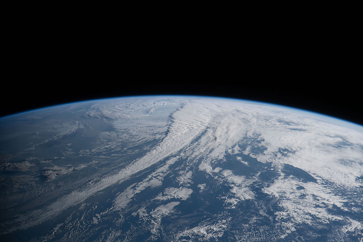 Earth seen from Artemis II after translunar injection burn