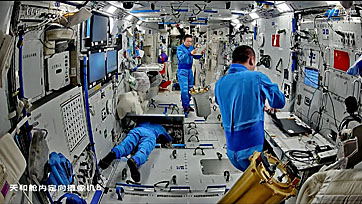 Leben an Bord von Tiangong