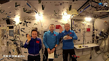 Leben an Bord von Tiangong
