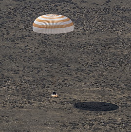 Soyuz MS-24 landing Soyuz MS-24 landing