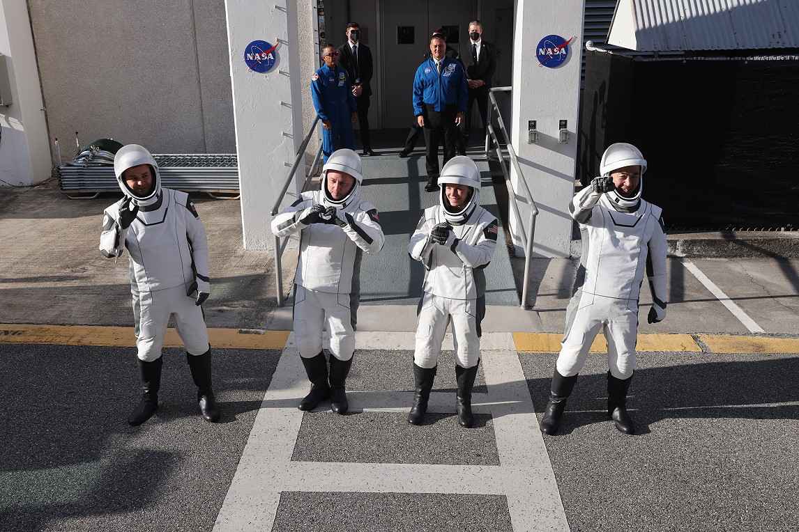 SpaceX Crew-11 walkout