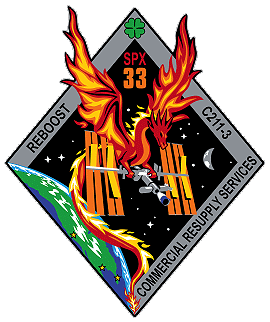 Patch Dragon SpX-33 (NASA