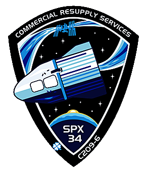 Patch Dragon SpX-34 (NASA)