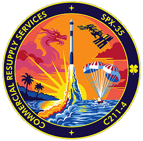Patch Dragon SpX-35 (NASA)