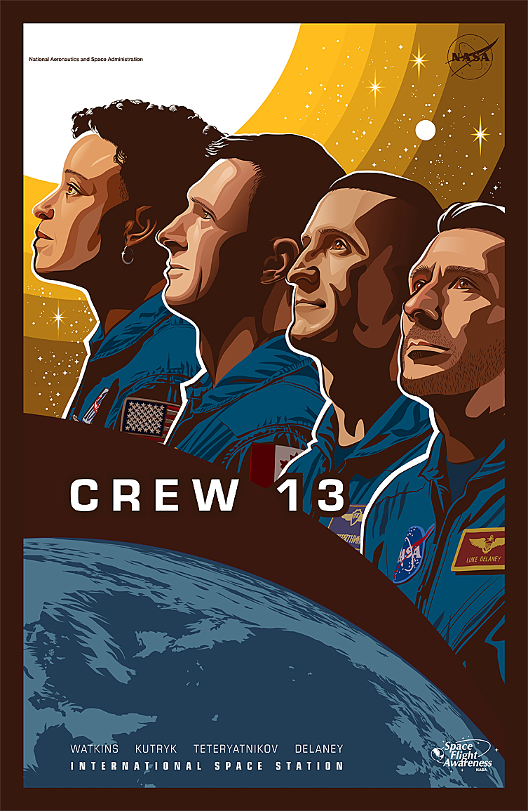 SpaceX Crew-13 poster