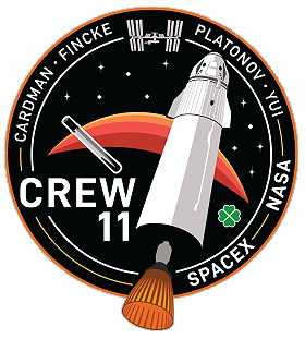 Patch SpaceX Crew-11 Patch SpaceX Crew-11