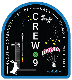 Patch SpaceX Crew-9 (SpaceX) Patch SpaceX Crew-9 (SpaceX)